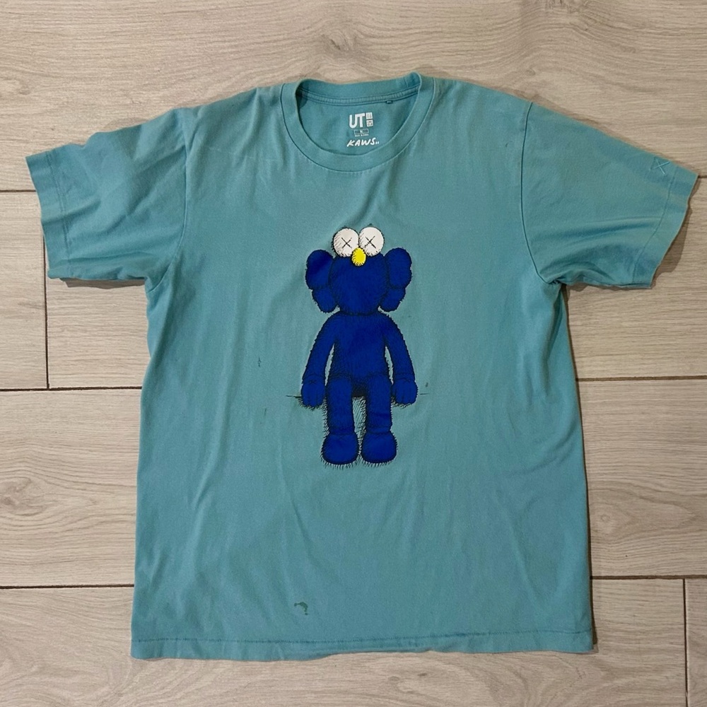 KAWS x Uniqlo Blue T-Shirt